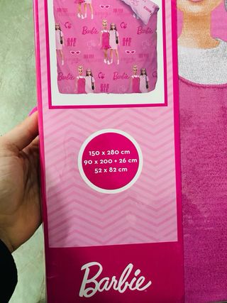 Completo Lenzuola Barbie 3 Pezzi Singolo