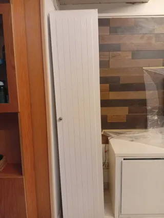 Armario blanco de madera 2m altura x 61 prof x 40