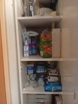 Armario blanco de madera 2m altura x 61 prof x 40