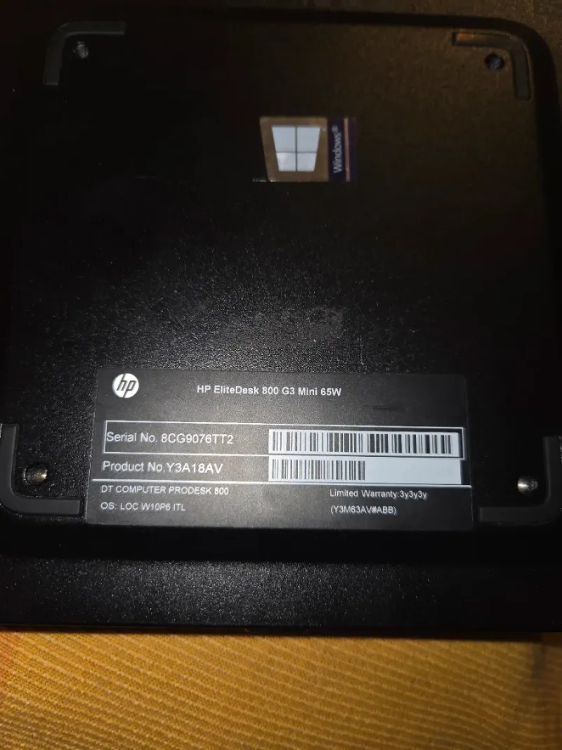 Mini PC HP 800 G3 afbeelding 5