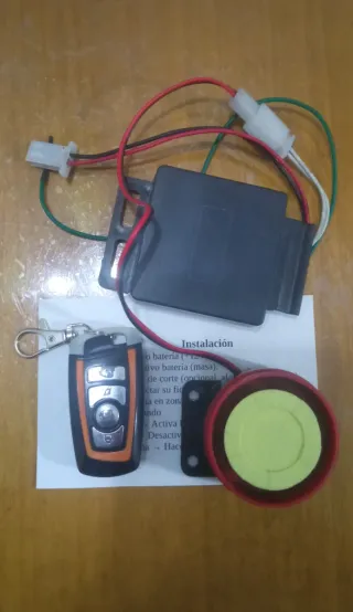 Alarma Moto/Scooter con Mando e Instrucciones