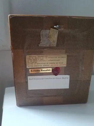 Cuadro religioso cobre