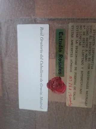 Cuadro religioso cobre