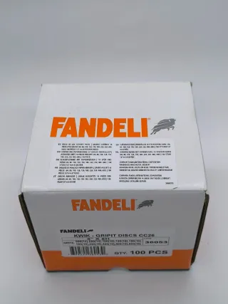 4 packs 100 Discos de lija Fandeli 5" Gripit