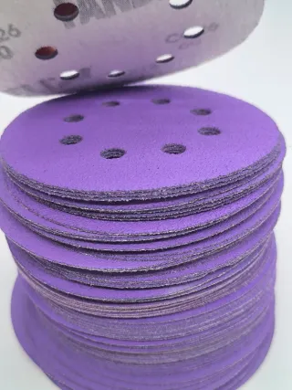 4 packs 100 Discos de lija Fandeli 5" Gripit