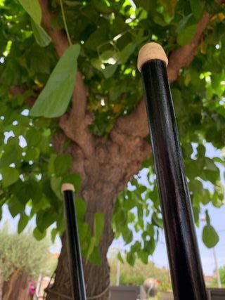 2 Sillas Vintage Madera y Metal