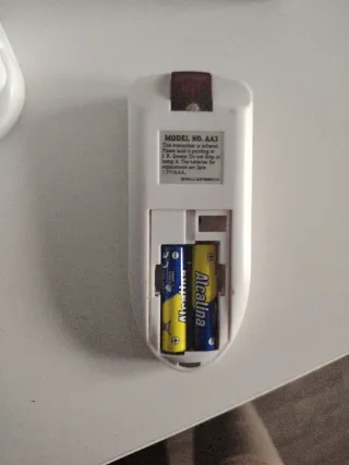 Ventilador de techo blanco