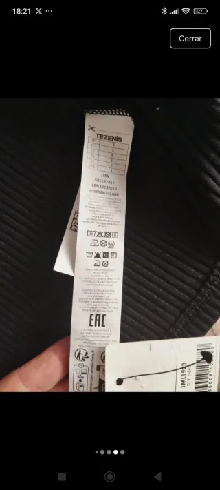 Chaqueta bolero Tezenis Xs