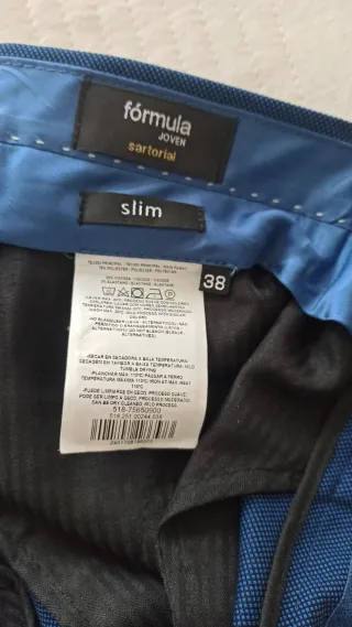 Traje chico Fórmula Joven El Corte Inglés, talla M