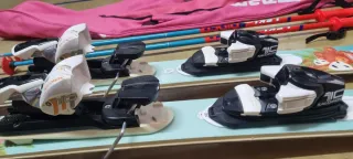 Esquís Wedze 130cm + Bastones 100cm + Funda