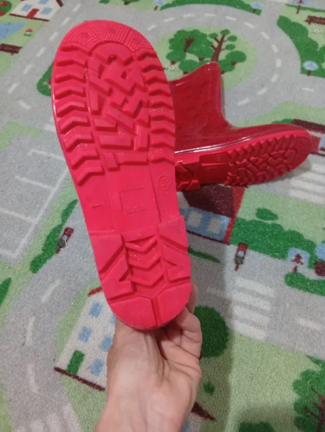Botas de agua Spiderman rojas T33