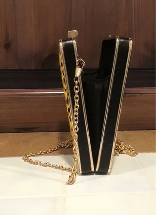 Pochette rigida stampa animalier