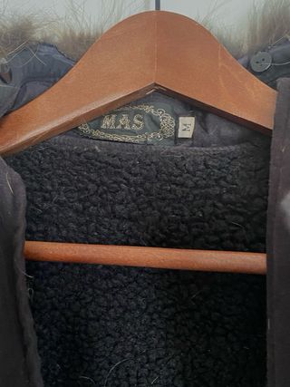 Abrigo de lana negro