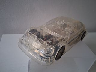 SCALEXTRIC MERCEDES CLK TRANSPARENTE