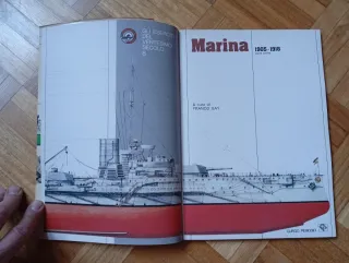 libro en italiano de marina bélica