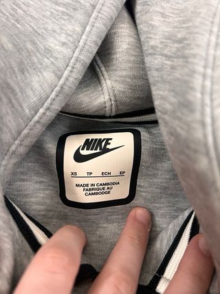 Felpa Nike Tech Fleece Grigia