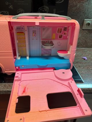 Caravana Barbie Rosa