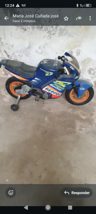 Moto infantil Repsol