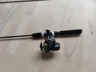 Juego de dos Cañas de pescar con carrete