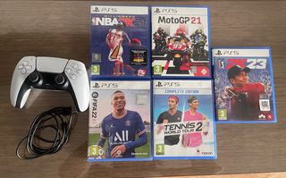 Consola PlayStation 5 + mando y 5 juegos