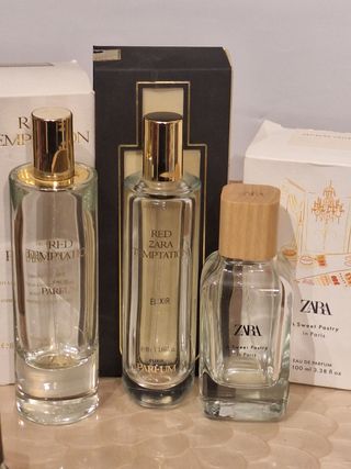3 Profumi vuoti da collezione Zara