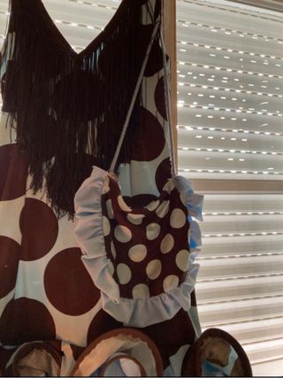 Vestido de flamenca lunares