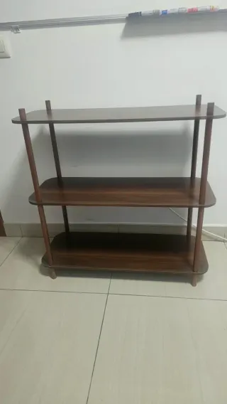 Estantería 3 baldas madera 80x80x30