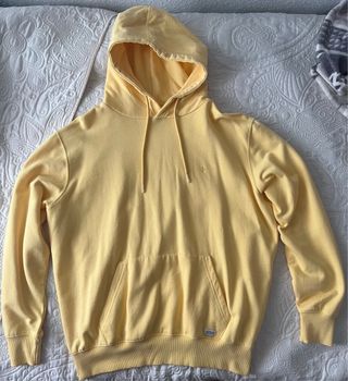 Sudadera Celopman con capucha amarilla Talla M