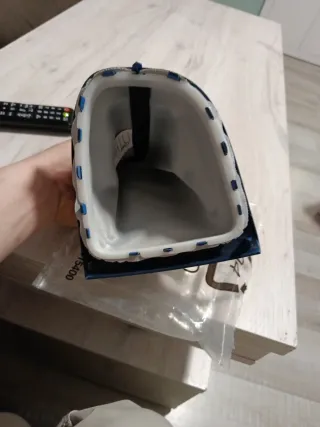 Funda Palanca Cambios Cuero Azul