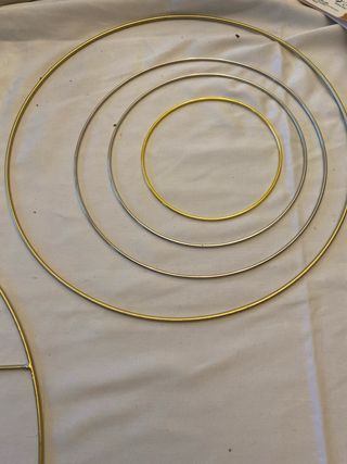 Aros y estrellas para manualidades