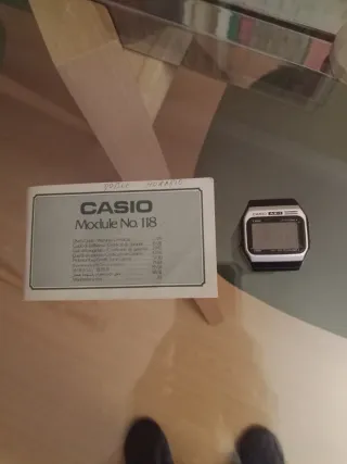 Reloj Casio AX-1 y manual módulo 118