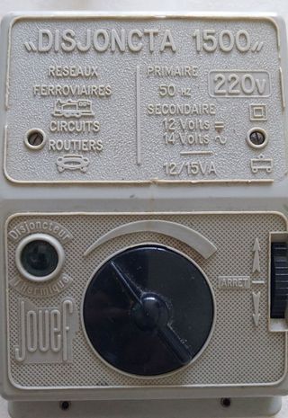 Jouef Disjoncta 1500 Transformador Controlador.
