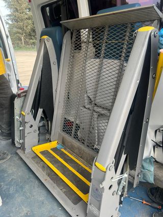 Rampa silla ruedas furgoneta