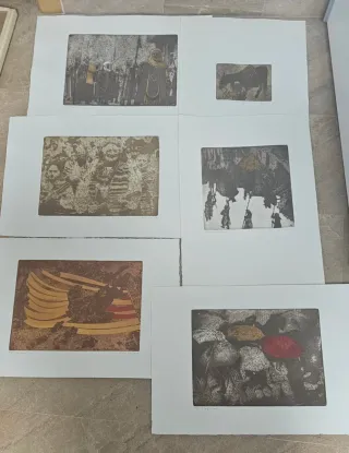 Coleccion  35 Aiguaforts  Antoni Miró