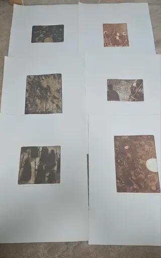 Coleccion  35 Aiguaforts  Antoni Miró