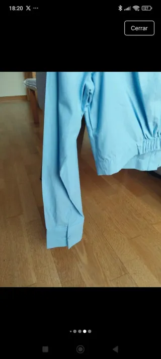 Blusa Stradivarius azul T-Xs