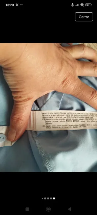 Blusa Stradivarius azul T-Xs