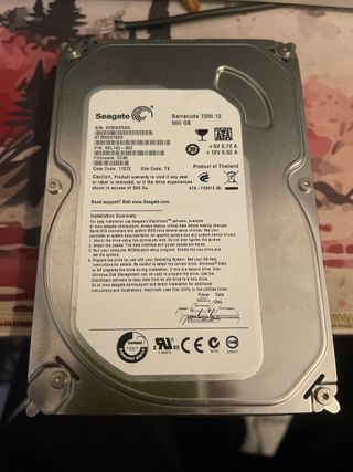 Disco Duro Seagate Barracuda 500GB