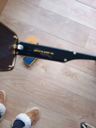 Gafas Louis Vuitton Negras y Doradas