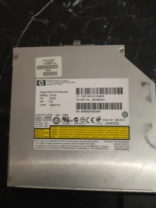 Lector DVD HP para portátil