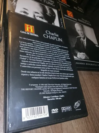18 DVDs Biografías Historia - 3€ c/u