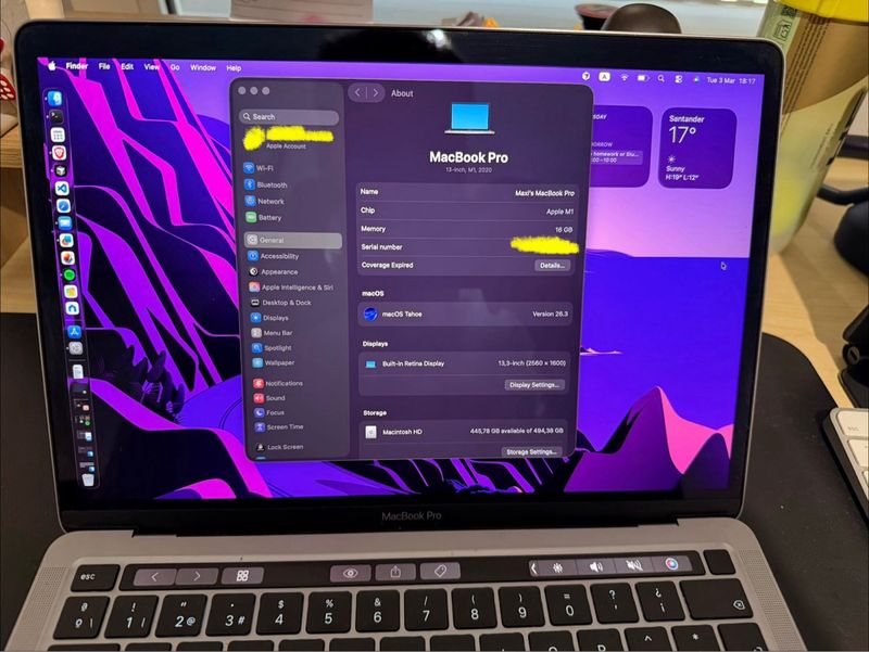 MacBook Pro 16GB RAM 512GB afbeelding 2