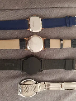 Lote 4 Relojes  D'Ace, Eurochron, Pobeda, Breil