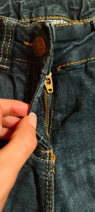 Jeans blu scuro da bambina Pepperts