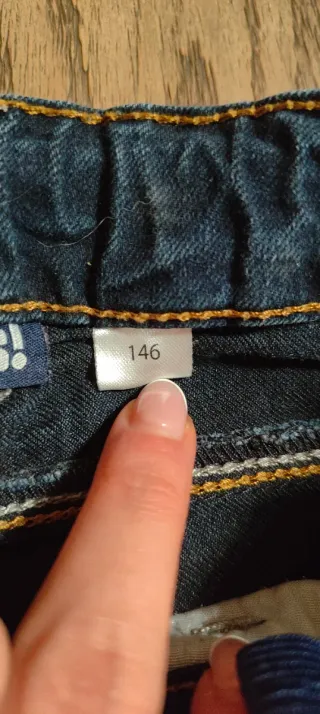 Jeans blu scuro da bambina Pepperts