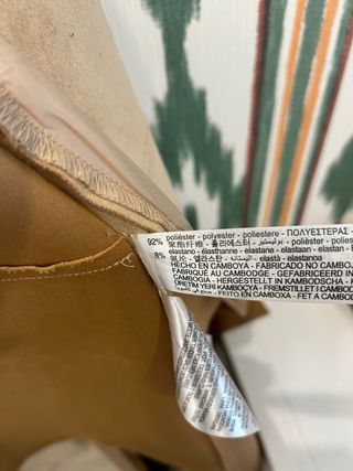 Gabardina Zara Beige y Marrón