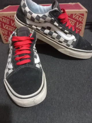 Vans Old Skool Checkered Scarpe Uomo/Donna Tg 39