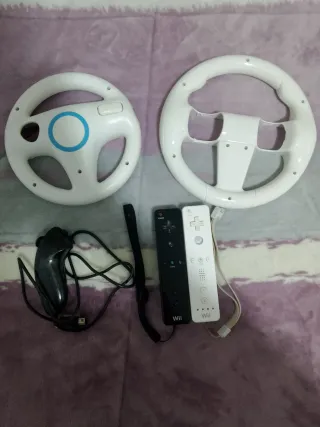 Pack Mandos Nintendo Wii + Volante