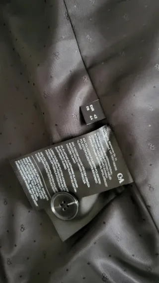 Chaqueta americana traje negra talla L mujer NUEVA