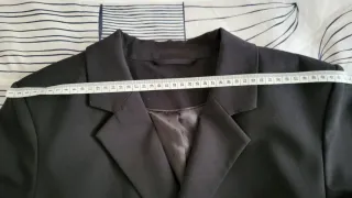 Chaqueta americana traje negra talla L mujer NUEVA